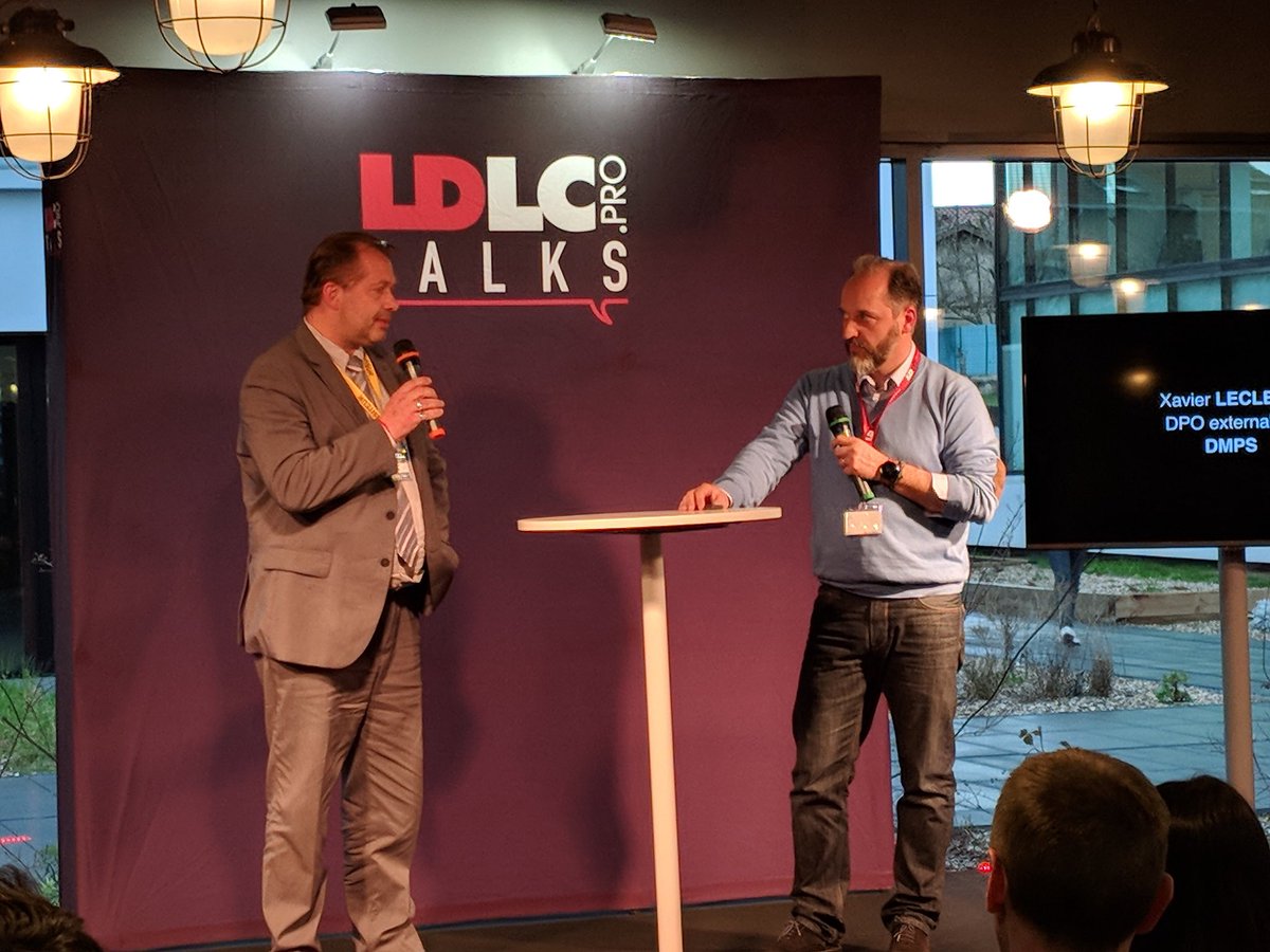 LDLC_pro's tweet photo. Xavier LECLERC, DPO externalisé prend la parole #RGPD #LDLCProTalk https://t.co/oWFSp5iLe1
