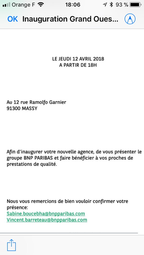 BarreteauV85's tweet photo. Inauguration de l’agence Massy Grand Ouest le 12/04 à partir de 18h. @SCollet78 @MassyRh @MassyCac @SabBou0606 https://t.co/6vFRf1ZWh7
