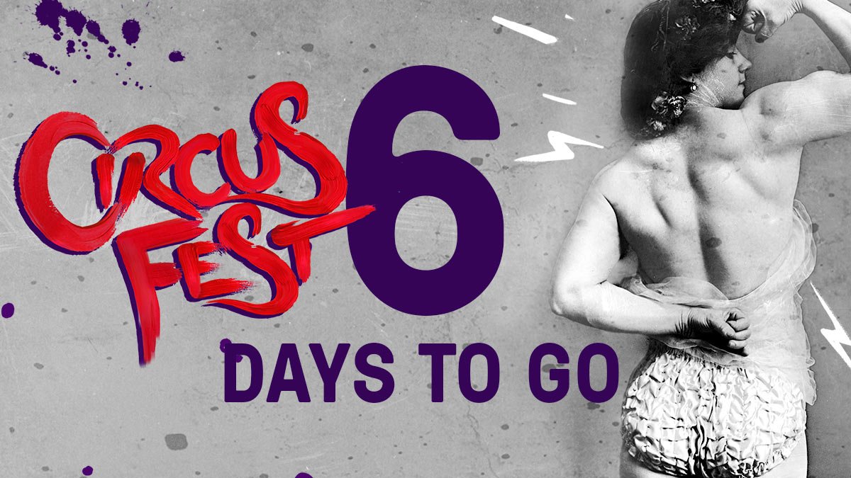 The countdown is on! 
From the spectacular to the intimate, daring and diverse, CircusFest 2018 is coming > rhou.se/2E2VtES