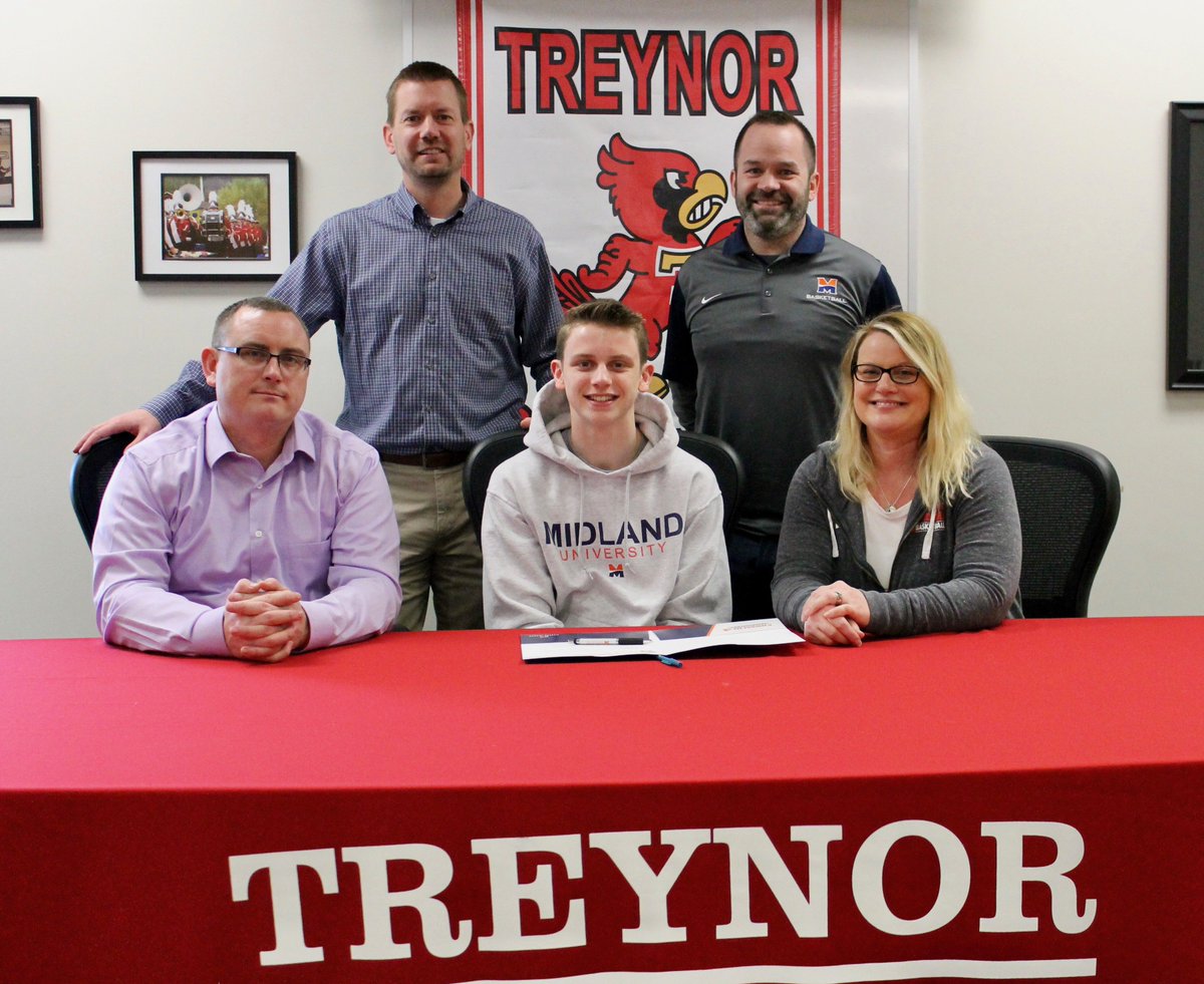 Congrats to Dillon Faubel for signing with Midland University to play basketball! #RollCards
