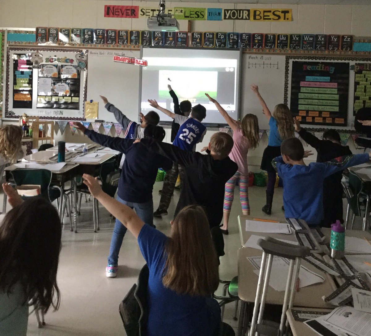 Brain Break Time! There’s nothing like some fun dance moves to help us reenergize and refocus. #Grade3Kauffman #movementmatters #GoNoodle <a href="/CBButlerElem/">Butler Elementary</a>