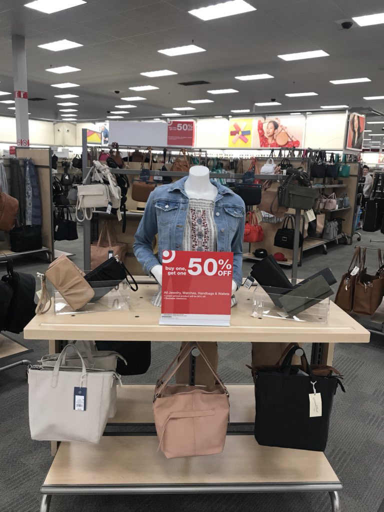 and2boys's tweet photo. It’s spring time to get a new spring purse at target #bogoaccessories #springtimestyle #targetstyle #D118EggcellentApparel @anc998 @taylorngerman @bhorn75 @awibbs09 @JulieEnglar @CoryHofmeister https://t.co/O7uTOdZasD