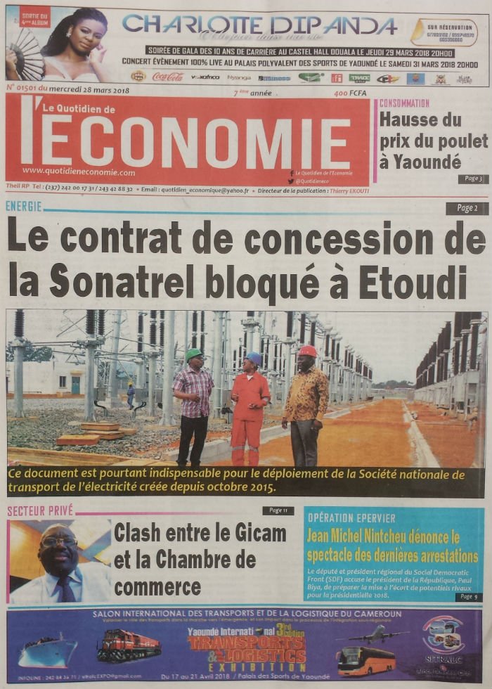KamerunLand's tweet photo. La revue de presse de ce Mercredi 28 mars 2018 (3) https://t.co/ersedLRQFg