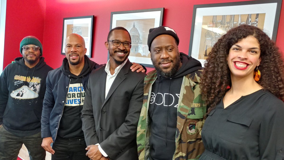 An incredible show on @1A today w/ <a href="/common/">COMMON</a> <a href="/KarriemRiggins/">Karriem Riggins</a> <a href="/robertglasper/">Robert Glasper</a> @jejohnson322. Feeling blessed. #blackexcellence #augustgreene  Listen: wamu.fm/2GhtdQX