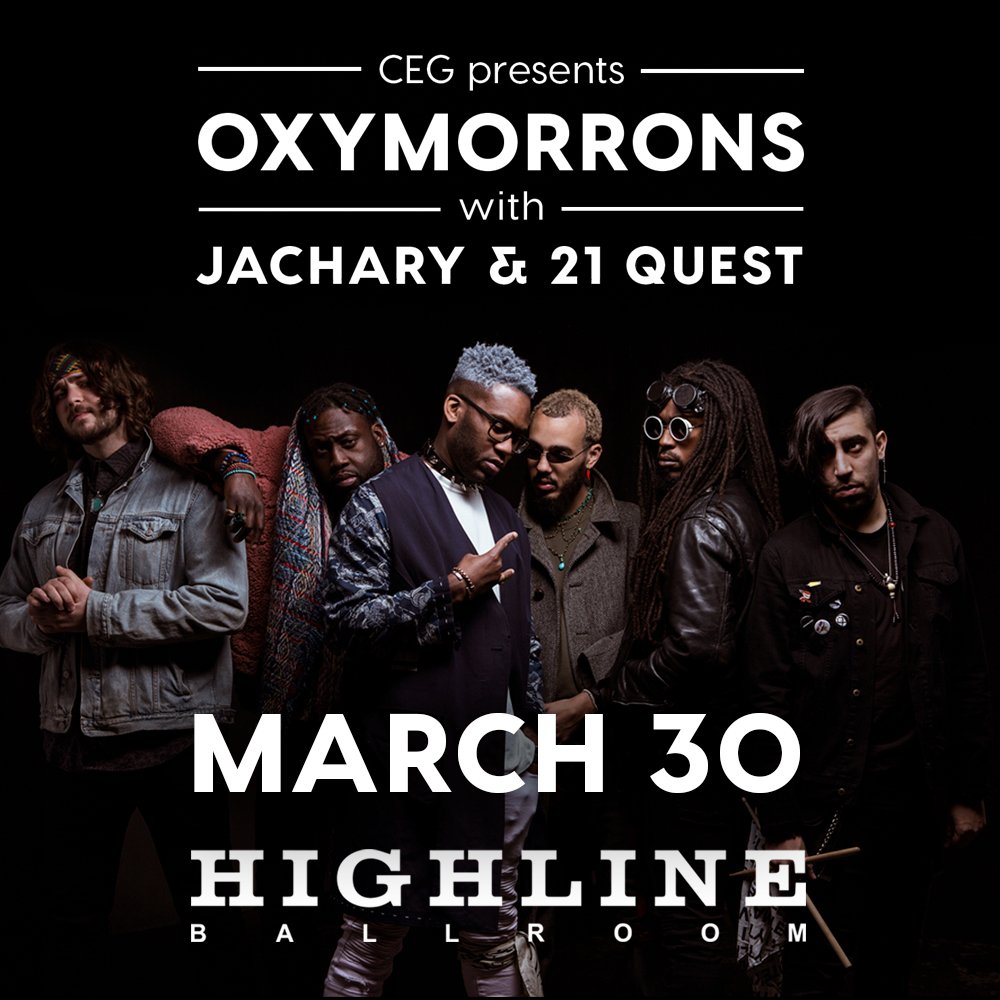 Rocking <a href="/HLBallroom/">Highline Ballroom</a> on Friday with the homies <a href="/OXYMORRONS/">Oxymorrons</a> and 21 Quest. Pull thru! highlineballroom.com/show/2018/03/3…