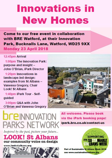 Team Look! very much looking forward to taking part @SustWeek18 in come along to <a href="/BREIPark/">BRE Innovation Park</a> on Monday 23rd April on ‘Innovations on New Homes’