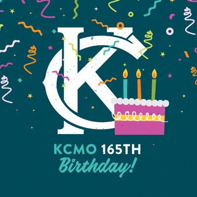 KansasCity's tweet photo. The City celebrates its 165th birthday today! Incorporated as a city on March 28, 1853. In celebration, what are your favorite things about Kansas City? Tag with #kcfavorites 🎂 https://t.co/2C3Z9OLFT7