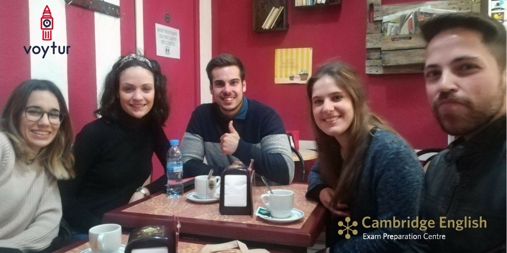 voytur's tweet photo. Un merecido descanso antes de comenzar el #speaking #B1 #PET #Cambridge #voyturacademia https://t.co/xRUeOTPSHk