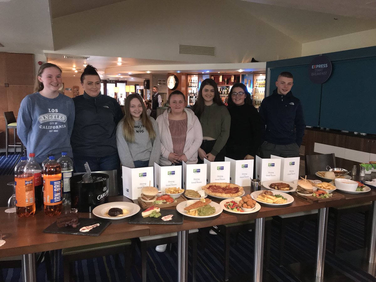 stcolumbasdyw's tweet photo. A huge thanks to Colin, Claire &amp;team @HIEXGreenock for the fantastic 6 week Work Experience opportunity they offered our pupils from @_stcolumba @ndhs1 @invacad They had brilliant experience in the hospitality industry &amp; produced a fabulous menu 👏🏻👏🏻👏🏻👏🏻 @DYWWEST https://t.co/df0yy7phOA