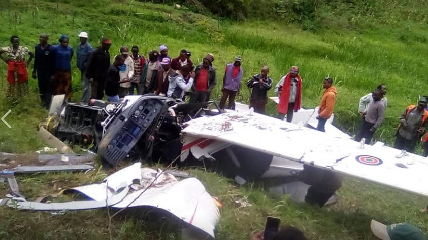 MaasaiChannel's tweet photo. Light aircraft crashes in Voi, both instructor and student survives.
@ZippySawaina @Jay_Lekishon @MayianFM https://t.co/y9Vnn4BNGL