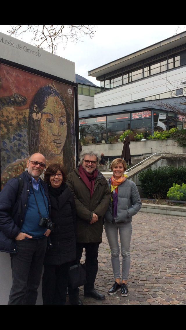 Découverte de l'Expo de Delacroix à Gauguin avec journalistes italiens @GrenobleTourism <a href="/museedegrenoble/">Musée de Grenoble</a> #delacroix #Gauguin