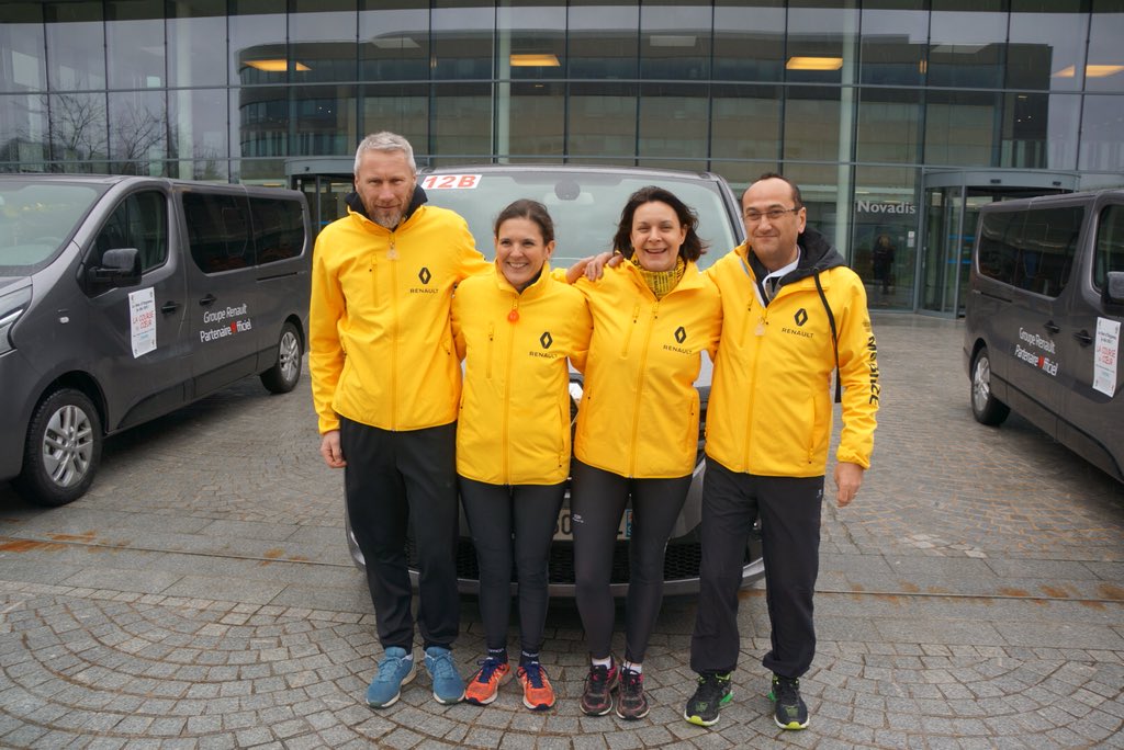 Départ du Plessis! En route pour <a href="/LaCourseduCoeur/">La Course du Coeur</a> !!!! Avec @RaquelLeon91 <a href="/julietarotger/">julieta r</a> @Thierry_KOSKAS 
<a href="/don_dorganes/">Le Don D'organes</a> 
@Groupe_Renault