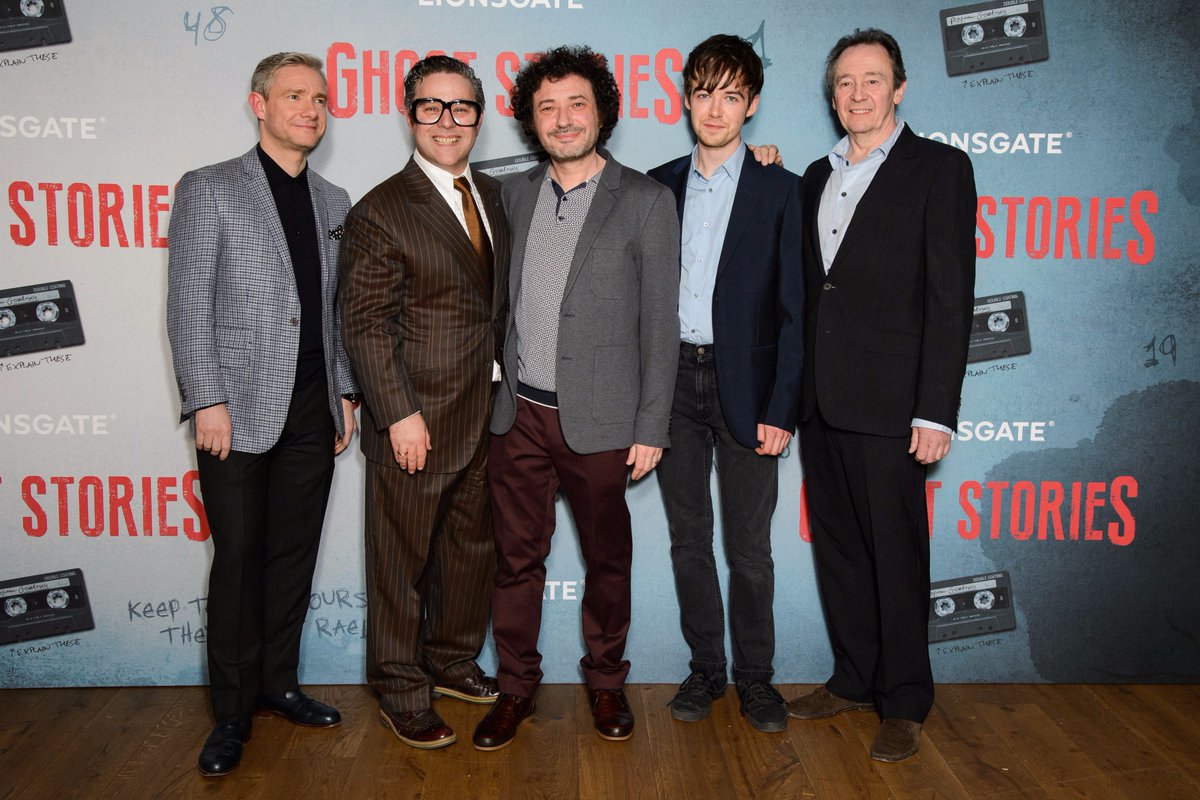 LionsgateUK's tweet photo. What an incredible evening! Last night we were joined at a screening of #GhostStoriesMovie by our amazing cast and some very special guests at Vue West End! #WhatDoYouSee https://t.co/VLzAGatXNl