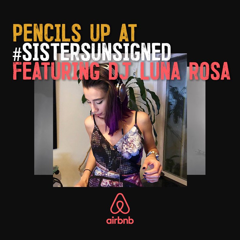 asknomedia's tweet photo. Come get it with us + @airbnb Experiences for #SistersUnsigned tomorrow featuring @Sonicartofbeing @Nappy_Nina @DJLunaRosa. TIX: https://t.co/O2GttorZDO https://t.co/ffgct0NzfV