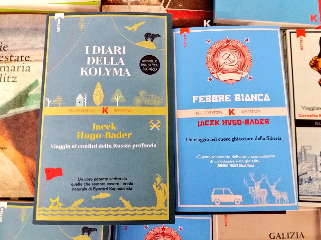 KellerEditore's tweet photo. Leggiamo i reportage di #JacekHugoBader #razioneK
#Febbrebianca #IdiaridellaKolyma https://t.co/1uY6EYQdAP