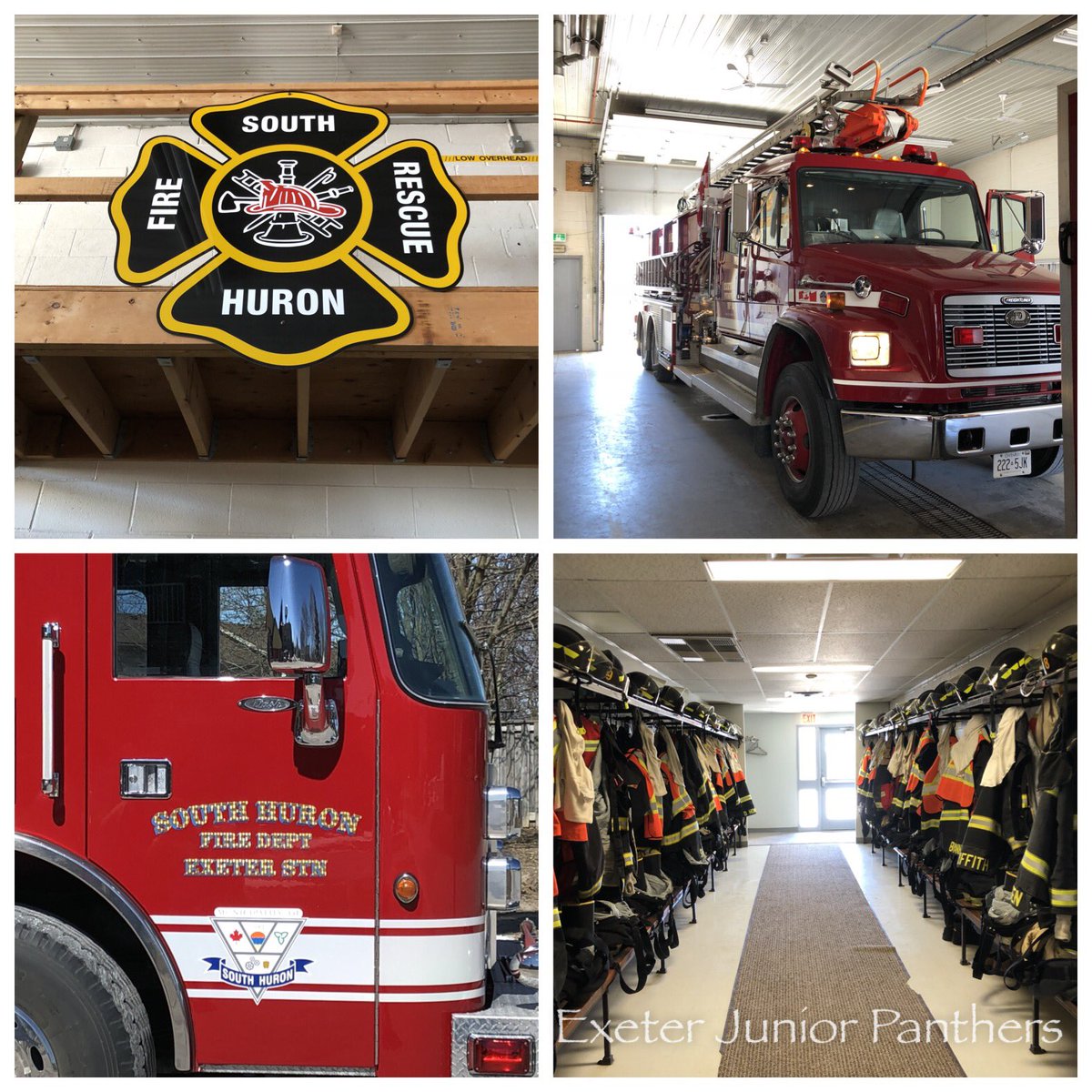 exeteres's tweet photo. It was an incredible hands on #FireSafety visit to @SouthHuronFd where our community partners brought curriculum to life. Thank you South Huron Fire Rescue! @KLCarlyle @Exeter_ON @yourschools https://t.co/QsTmTPAebv