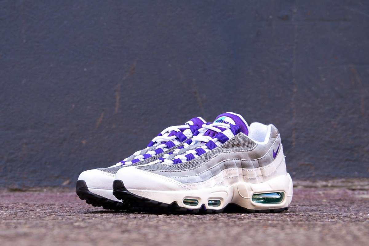 air max 95 white court purple