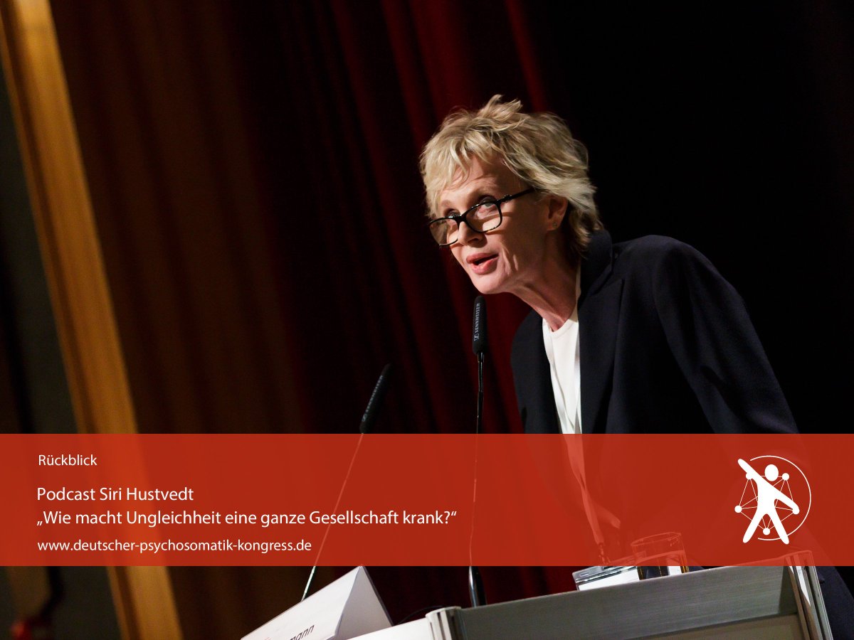 Macht Ungleichheit eine Gesellschaft krank? Psychologische und philosphische Antworten von US Erfolgsautorin Siri Hustvedt beim #PsychosomatikKongress 2018. Zusammenfassung als Podcast von <a href="/dlfkultur/">Deutschlandfunk Kultur</a> jetzt anhören unter loom.ly/AUiV1as zum Nachhören und Teilen.