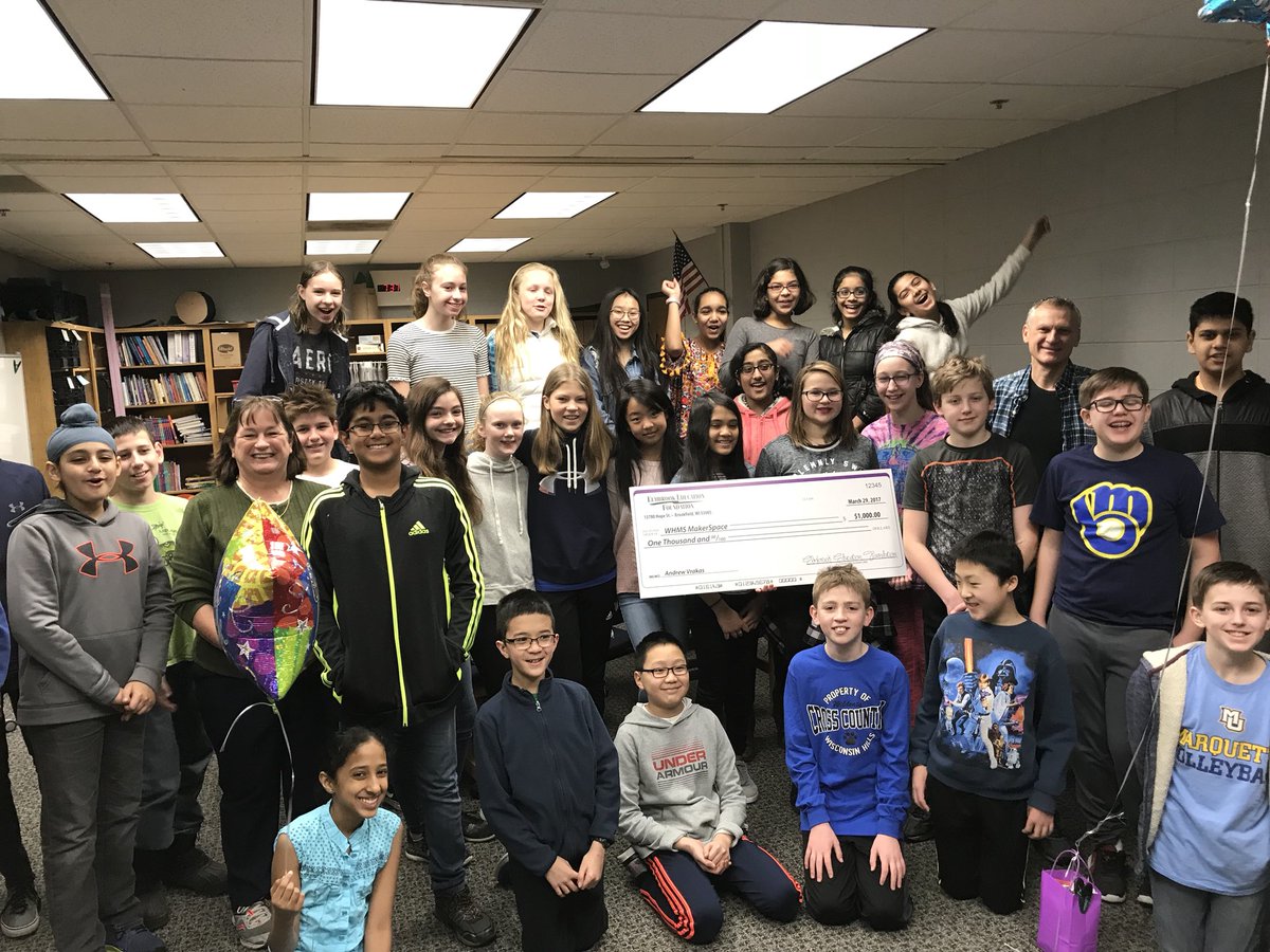 Wisconsin Hills Middle School On Twitter Thank You Embk Ed Fndtion And Andy Vrakas For Supporting Students Through Innovation 1000 For Spherorobotic Kits And Raspberry Pie Weather Station Wildcatgr8 Https T Co Bgfa9hvgzp