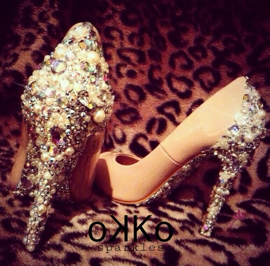 #femaleentrepreneurs #WoW <a href="/Jacqueline_Gold/">Jacqueline Gold CBE</a> ...customised #bling #shoes #fashion