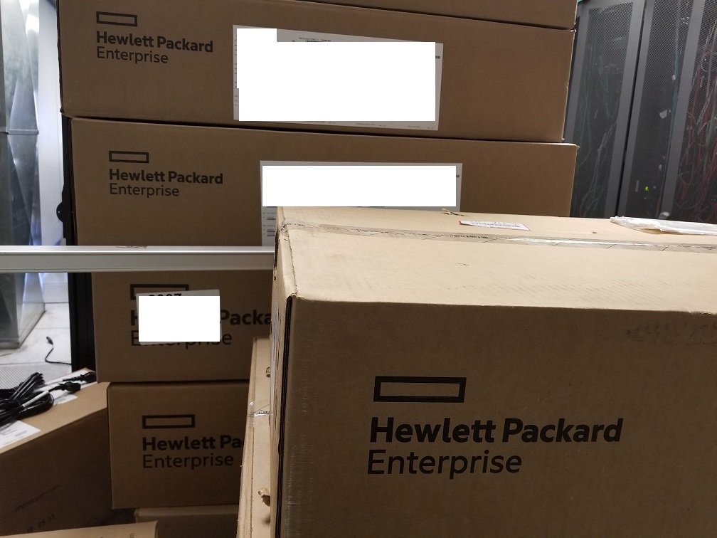 The Infraevo Cloud is growing so time to add more capacity.   Just got a new shipment of HPE Proliant servers in.   #Datacentergrowth #growingthecloud #morecompute