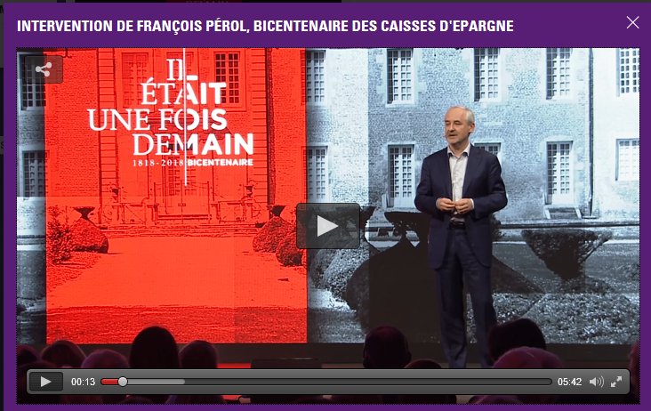 StCaminati's tweet photo. [#Vidéo] François Pérol retrace les 200 ans d’histoire de la @Caisse_Epargne @groupeBPCE @BicentenaireCE  https://t.co/knjjn2ntYW https://t.co/2V3y1SQL95