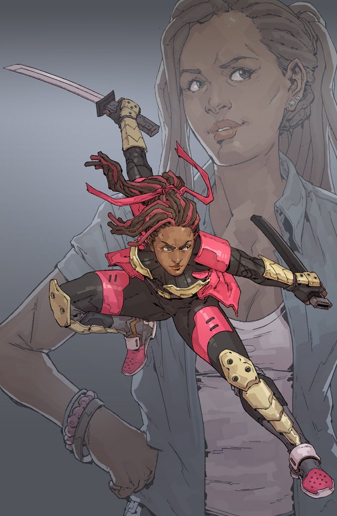 spiritsdestinyu's tweet photo. I keep staring at this pin-up and I’m like she looks just like @CJustCollection. That’s what you call a great artist. Btw I’m awesome 🤗 This book is going to be epic. #indiecomic #niacalercomics #spiritsdestinycomics #spiritsdestinyuniverse #blacksuperheroes #wocwritestuff https://t.co/9v05I6dmli