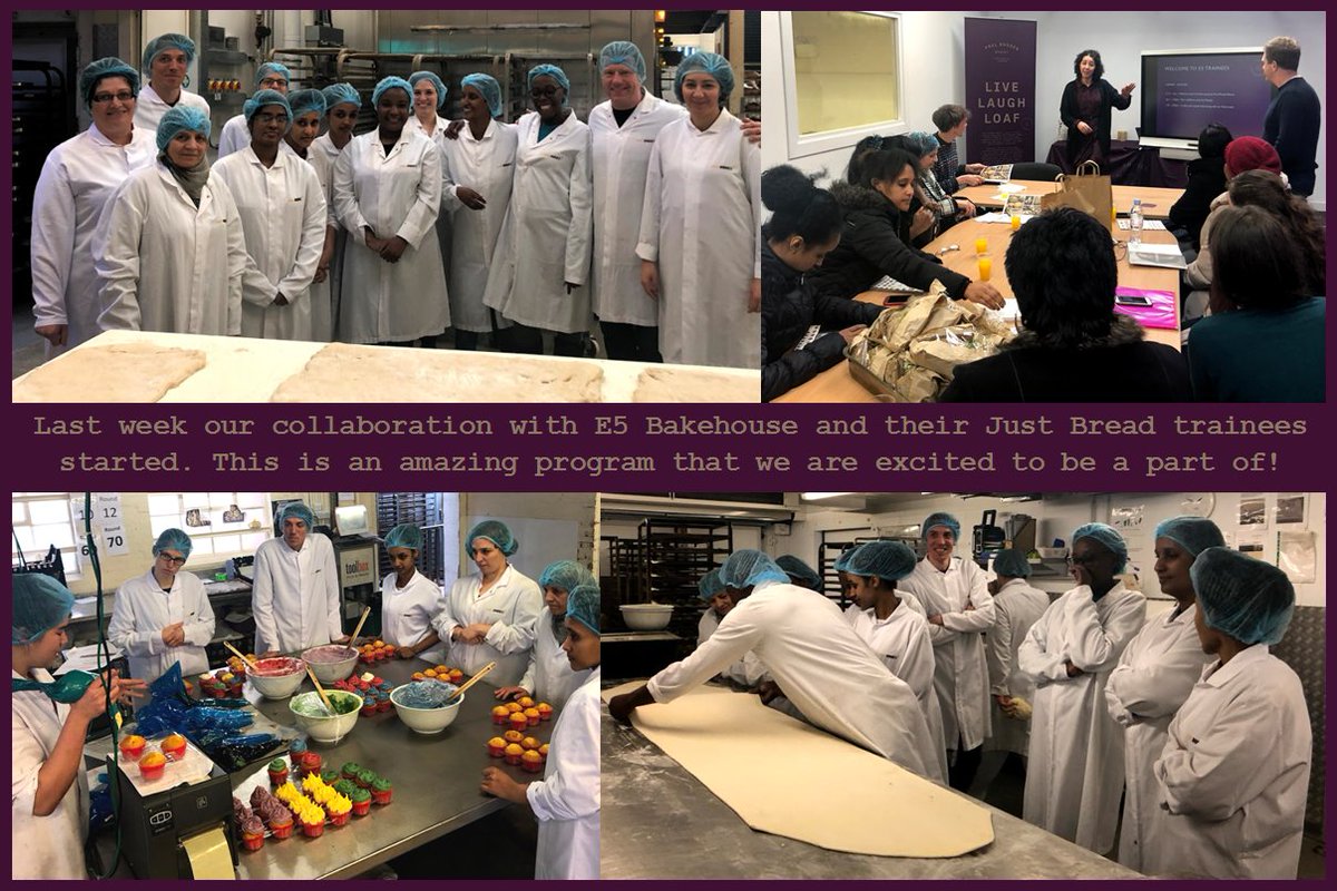 PaulRhodesLDN's tweet photo. #JustBread #refugeetraining @e5bakehouse @JustBreadLondon @refugeecouncil https://t.co/EeIa2RJtUx