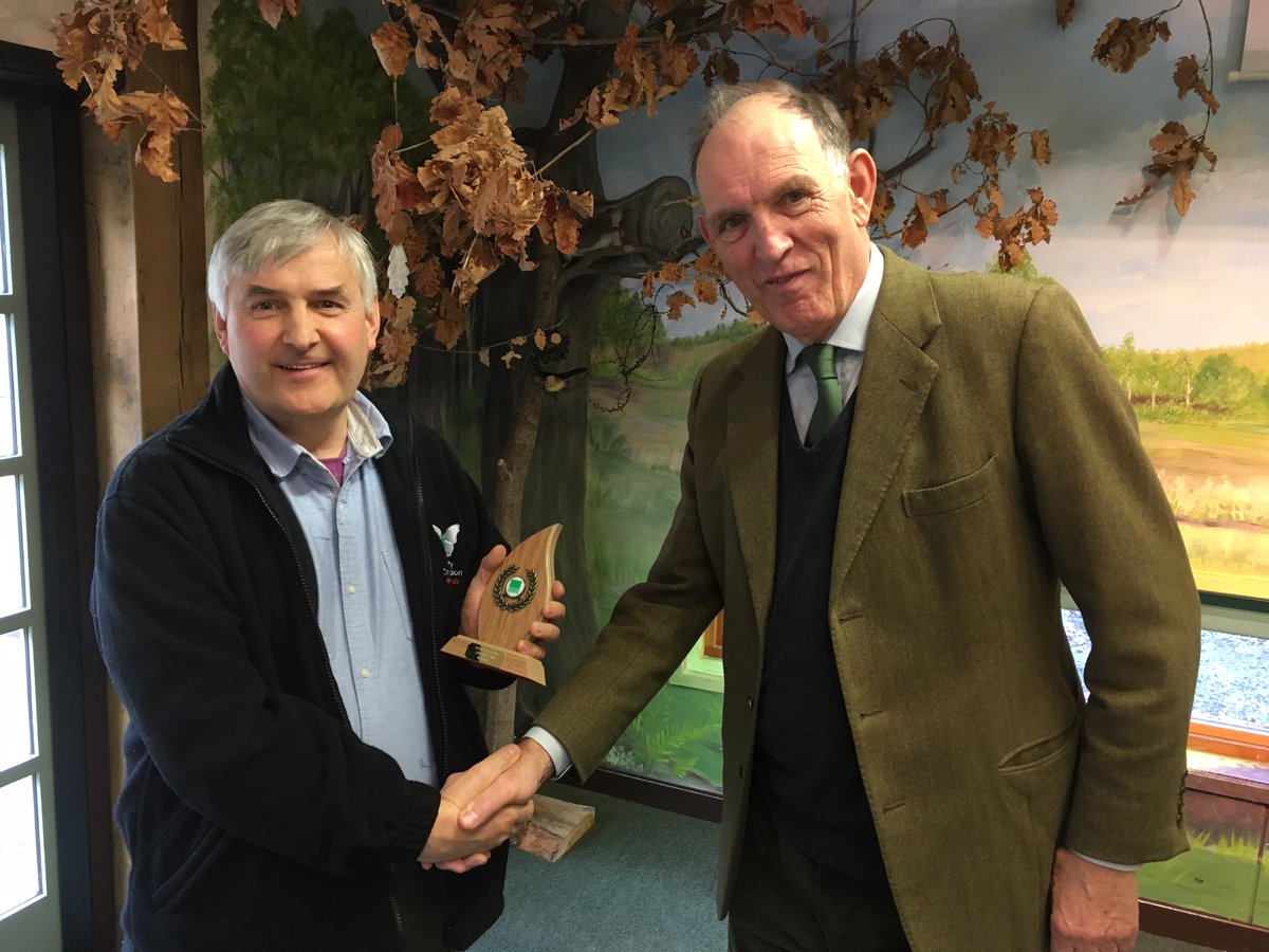 NE_WestMids's tweet image. Our #Shropshire @NaturalEngland West Midlands Conservation Award presented by Chairman Andrew Sells went to Stephen Lewis who #volunteers for @savebutterflies for is work on restoring of #PressHeath #SSSI which is a #habitat for the rare Silver-studded blue #butterfly