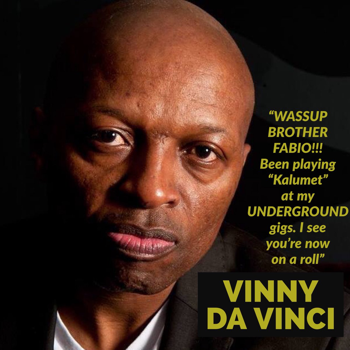 fabiogenito's tweet photo. South Africa’s Deep House Don @VinnyDaVinci sending some “Kalumet” love!!
(info and download links on https://t.co/uoiMQYvlaQ)
#DaDeepIsGonnaGetcha #UNDA
#ExpensiveMusic #Evolunda https://t.co/6WHHfzWJo7