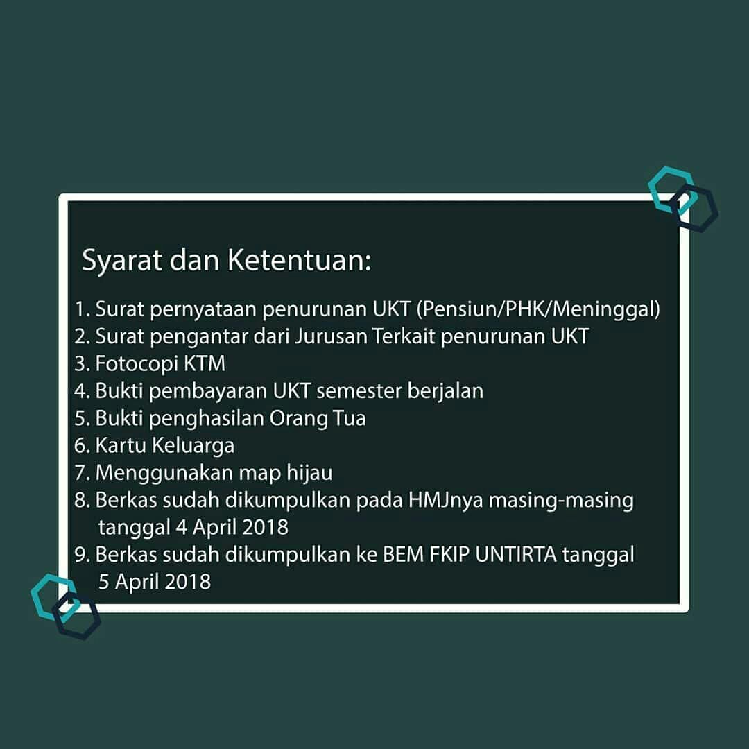 Penurunan Ukt😊