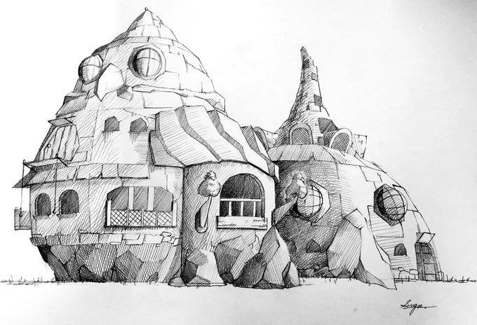 ペン画2
#私の作品もっと沢山の人に広がれ祭り 