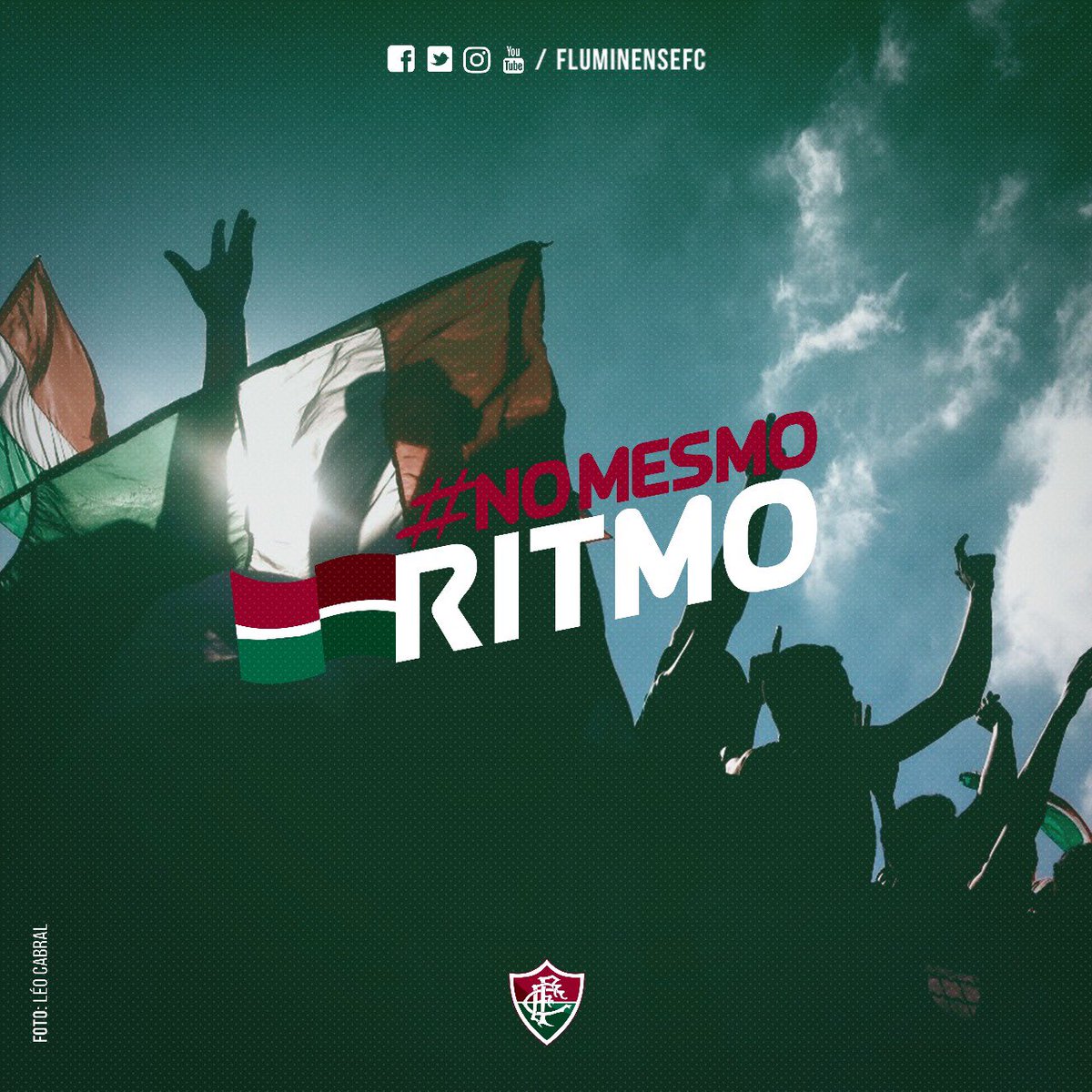 FluminenseFC's tweet photo. Curte o esquenta
Passa a catraca
Entra no Maraca
Pega teu lugar
Canta mais alto
Apoia o Fluzão
Prende a respiração
Solta o grito
Joga junto
90 minutos
Como nos últimos jogos
Time, torcida, todos
#NoMesmoRitmo https://t.co/YQGGdiOd7O