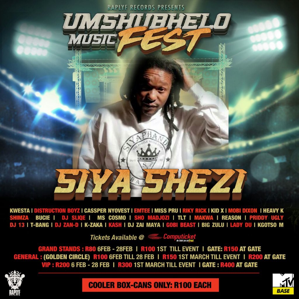 dytefeerncelebi's tweet photo. #umshubhelomusicfestSee you daar#welele https://t.co/PtAVwBzVjf
