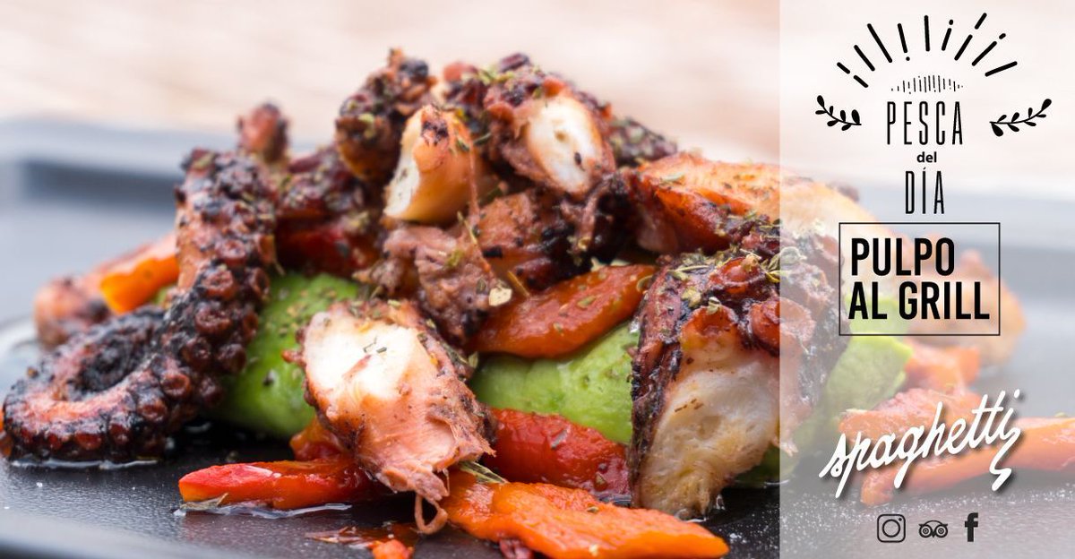 Spaghetti_ec's tweet photo. [PESCA DEL DÍA] Ven y prueba estos deliciosos platos
✅Sabias que de Lunes a Viernes en Spaghetti siempre hay una pesca del día? Atún rojo, brujo o pulpo al grill.
☎️  (02) 2552570 | #Ecuador #EcuadorDestinoTuristico #Quito #goltv #nosfaltan3 https://t.co/vUm80od2Tw https://t.co/aRPzz5npKW