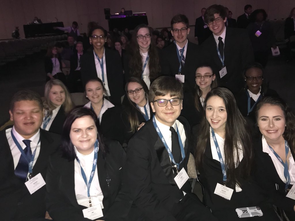 KHS_HOSA's tweet photo. Getting ready for awards session!! #TNHOSASLC18 https://t.co/Nu2oa3Hi4m
