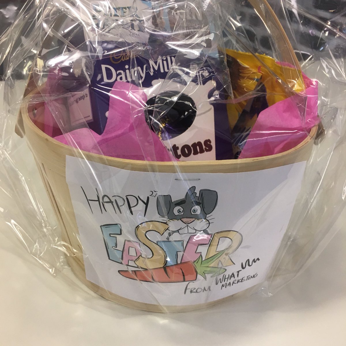 Thank you to @WhatMarketing_ for sending <a href="/AbbyHolland12/">Abby Holland</a> round with chocolate goodies...