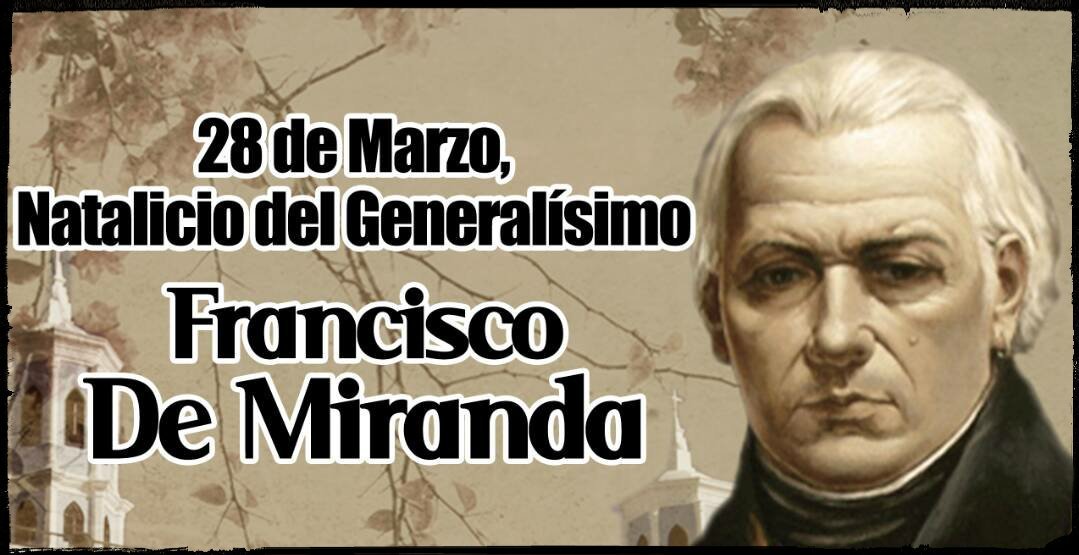 SecAmbienteGBZ's tweet photo. #efemérides28demarzo, natalicio del Gran Mariscal de Ayacucho, Francisco de Miranda https://t.co/w1xQn1jtxN