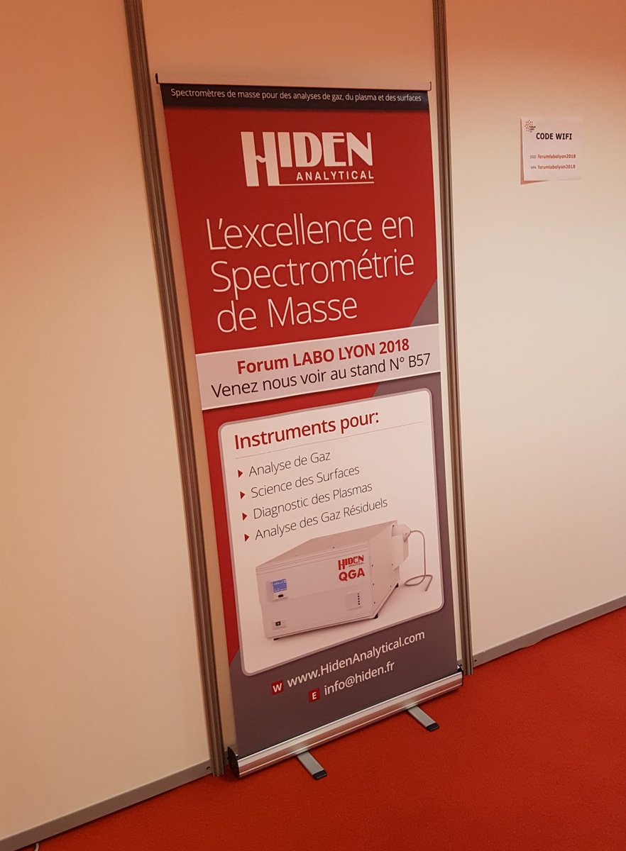 HidenAnalytical's tweet image. Hiden Analytical are currently exhibiting at @ForumLabo 28th &amp;amp; 29th March | Lyon, France. Visit Thomas &amp;amp; Alastair on the @HidenAnalytical Booth B57 to find out more about our range of products #forumlabo #forumlabolyon #forumlabo2018 #lyon #forumlabolyon2018