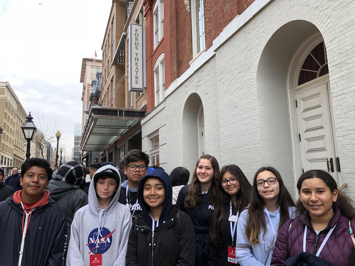 currieDC2018's tweet photo. First stop: Ford’s Theatre https://t.co/T8YvRhzewV