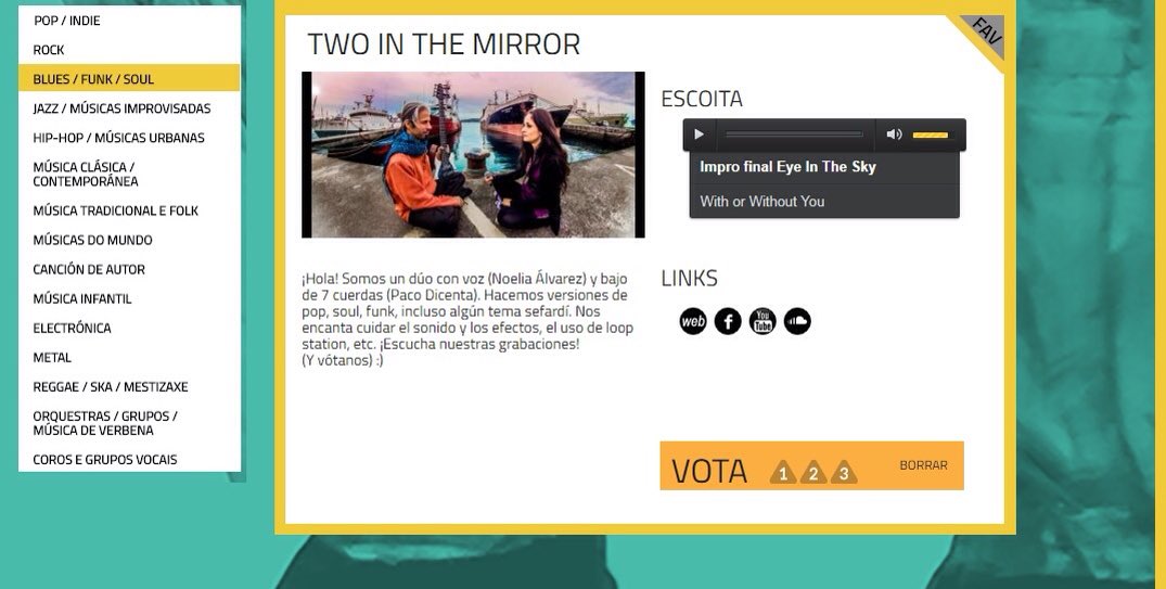 TwointheMirror's tweet photo. Aquí estamos presentandonos junto con un monton de compañeros a los @prmartincodax da musica!! Suerte a todos!! :) https://t.co/grId4BlidW