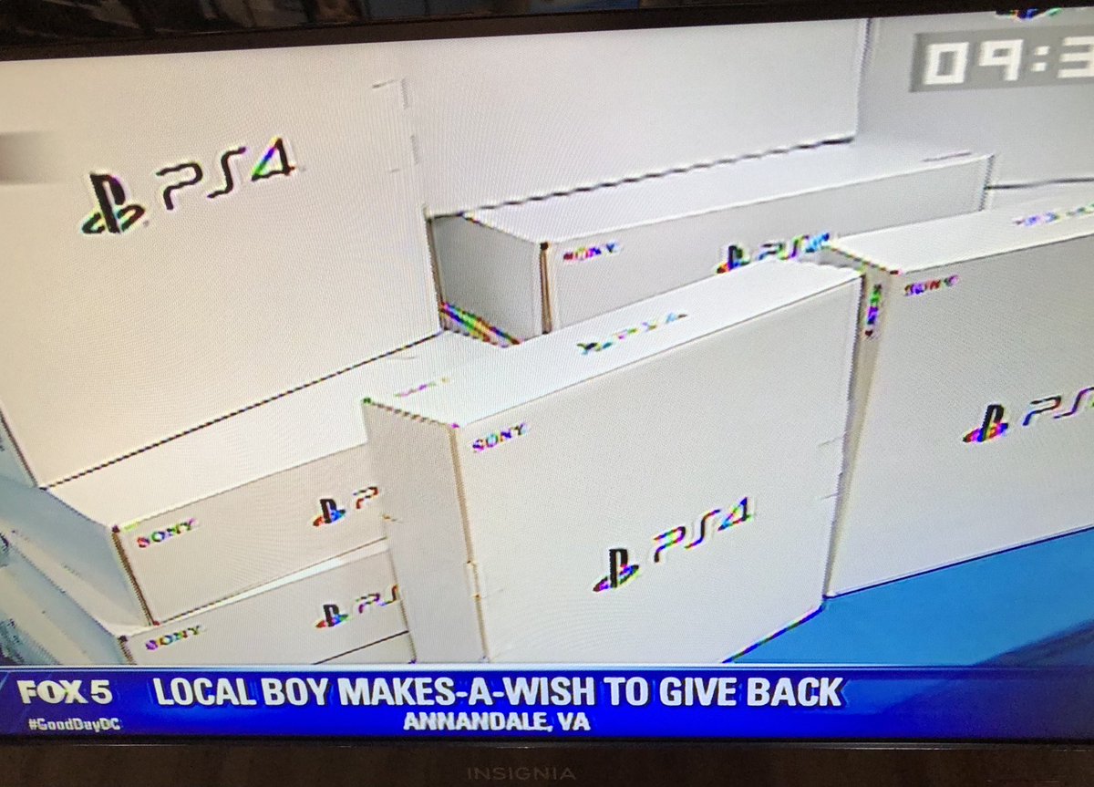 Let’s hear it for young Tim, a 17 y/o cancer patient at Inova Fairfax who used his <a href="/MakeAWish/">Make-A-Wish America</a> “wish” to put <a href="/PlayStation/">PlayStation</a> #PS4’s in every room for all the OTHER young #cancer patients 👍👍