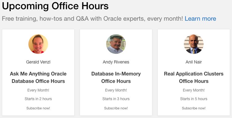 KnownAsMarkus's tweet photo. Get your coffee ready for an #AskTOMOfficeHours trilogy this morning. At 9am PST @GeraldVenzl offers to ask him anything about the DB. At 10am @TheInMemoryGuy opens the doors for DB-InMemory, followed by @RACMasterPM who will host a RAC FAQ at 12/noon PST. https://t.co/EPiDzCPWTD https://t.co/89IOXfrBcV