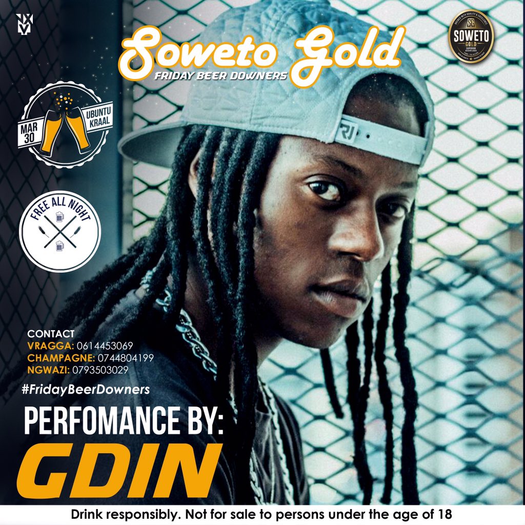 Gdin_sa's tweet photo. Retweeted #OutDaTrap (@Gdin_sa):

Retweeted Ubuntu Kraal (@ubuntukraal2017):

On stage this Friday we have @Gdin_sa performing his latest single titled #OutDaTrap #UbuntuKraalBeerGarden https://t.co/LrRvhZpmSD
