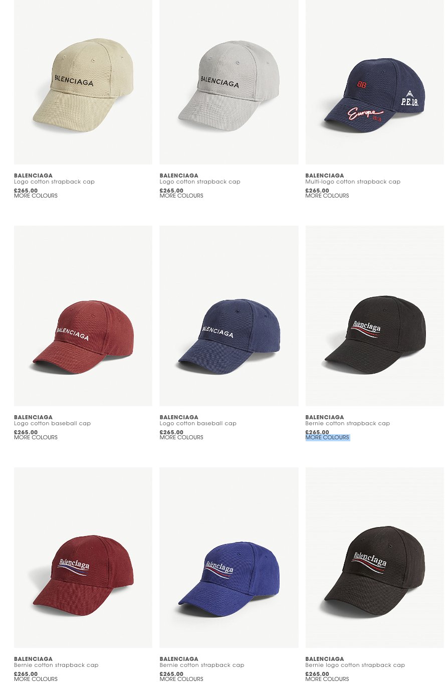 balenciaga bernie cap