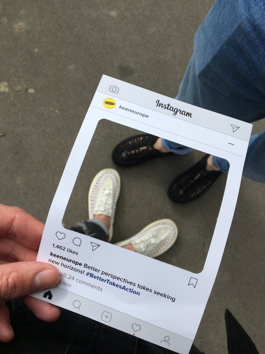 Use our Instagram card to share your adventure with us and have a chance to win free shoes for yourself and your adventure buddy!

You can find the card in your shoebox or download the card here: bit.ly/KEEN-Instagram…