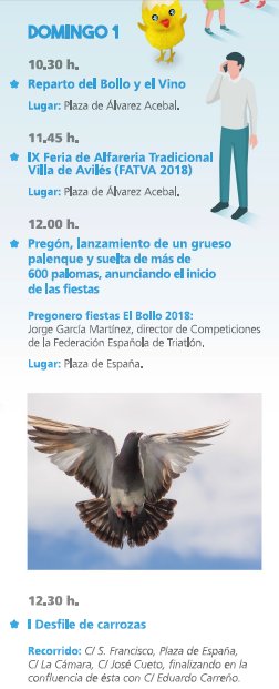 AytoAviles's tweet photo. ¡Os dejamos el programa de hoy para #ElBollo2018 para que no os perdáis nada! https://t.co/f0HArqiHwB