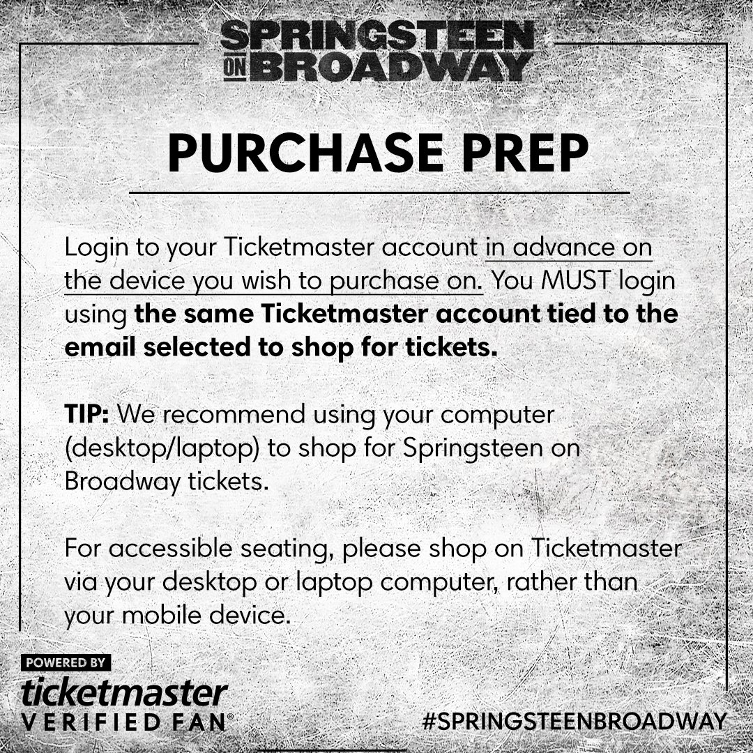 Ticketmaster on Twitter "🚨Important🚨 details to prep for today’s 