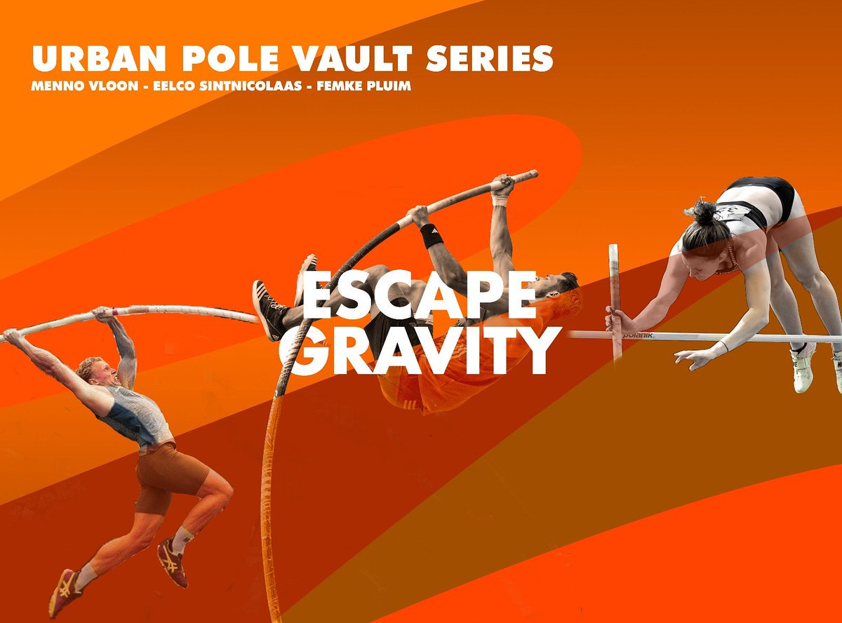 Pole Vault Meeting - Escape Gravity gaat uitbreiden! 
Wij kijken uit naar een super toffe atletiekzomer!!
3 Polsstokwedstrijden op unieke locaties in Nederland. In Apeldoorn, Alphen aan de Rijn en Zaandam zal dit evenement neerstrijken. Tussen de terassen door en op het water..