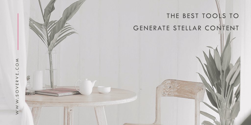 BloomHustleGrow's tweet photo. The Best Tools to Generate Stellar Content @_soverve https://t.co/lifl3EuOg5 via https://t.co/Mu740fx1Bi